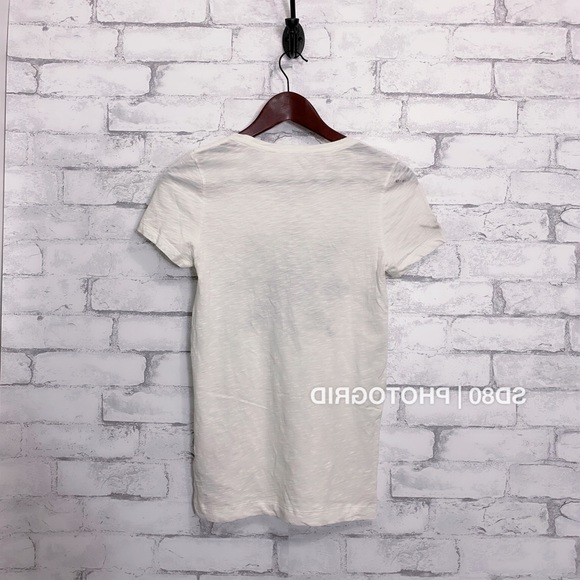 J. Crew Embroidered Snowflake Collector Tee Small - Picture 3 of 8